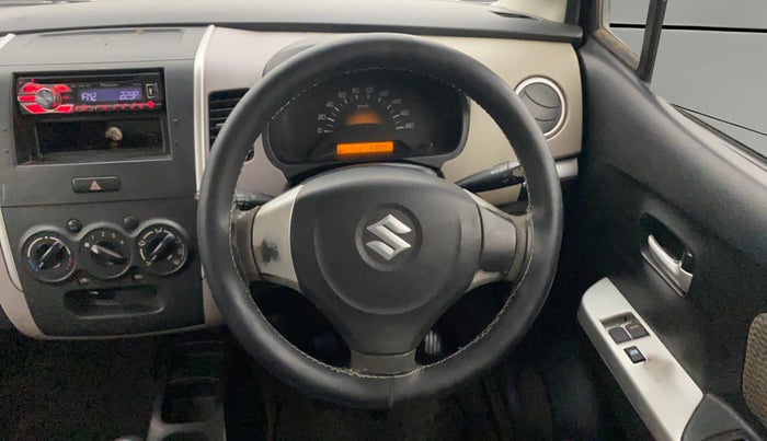2013 Maruti Wagon R 1.0 LXI, Petrol, Manual, 83,871 km, Steering Wheel Close Up
