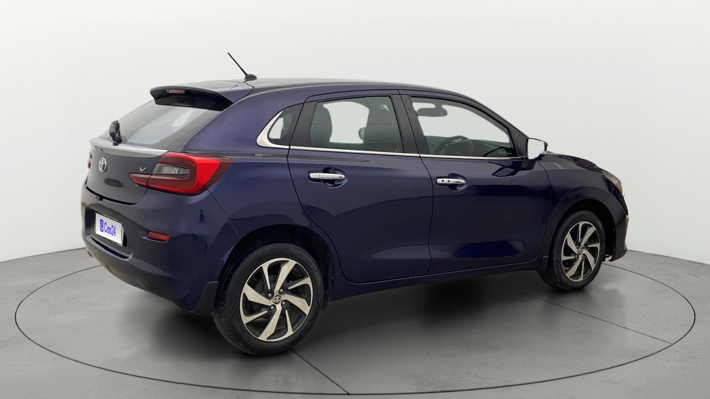 2022 Toyota Glanza V, Petrol, Manual, 48,063 km, Right Back Diagonal