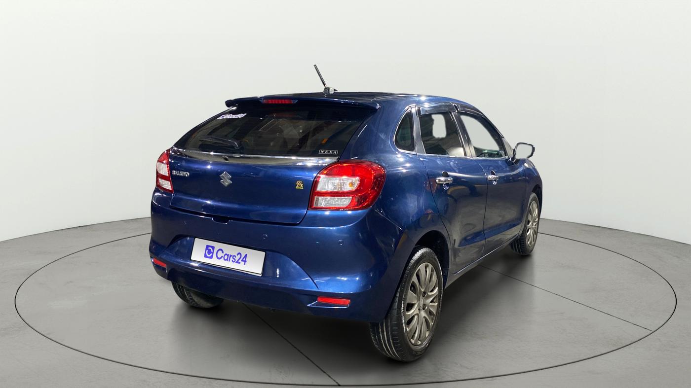 2019 Maruti Baleno ALPHA CVT PETROL 1.2, Petrol, Automatic, 51,545 km, Right Back Diagonal