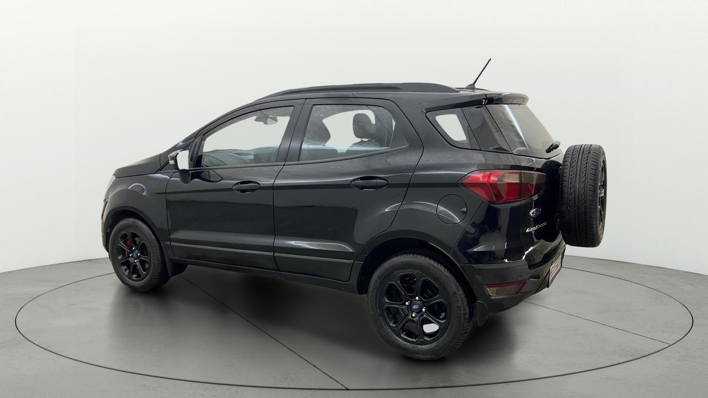 2019 Ford Ecosport TITANIUM + 1.5L PETROL AT, Petrol, Automatic, 34,019 km, Left Back Diagonal