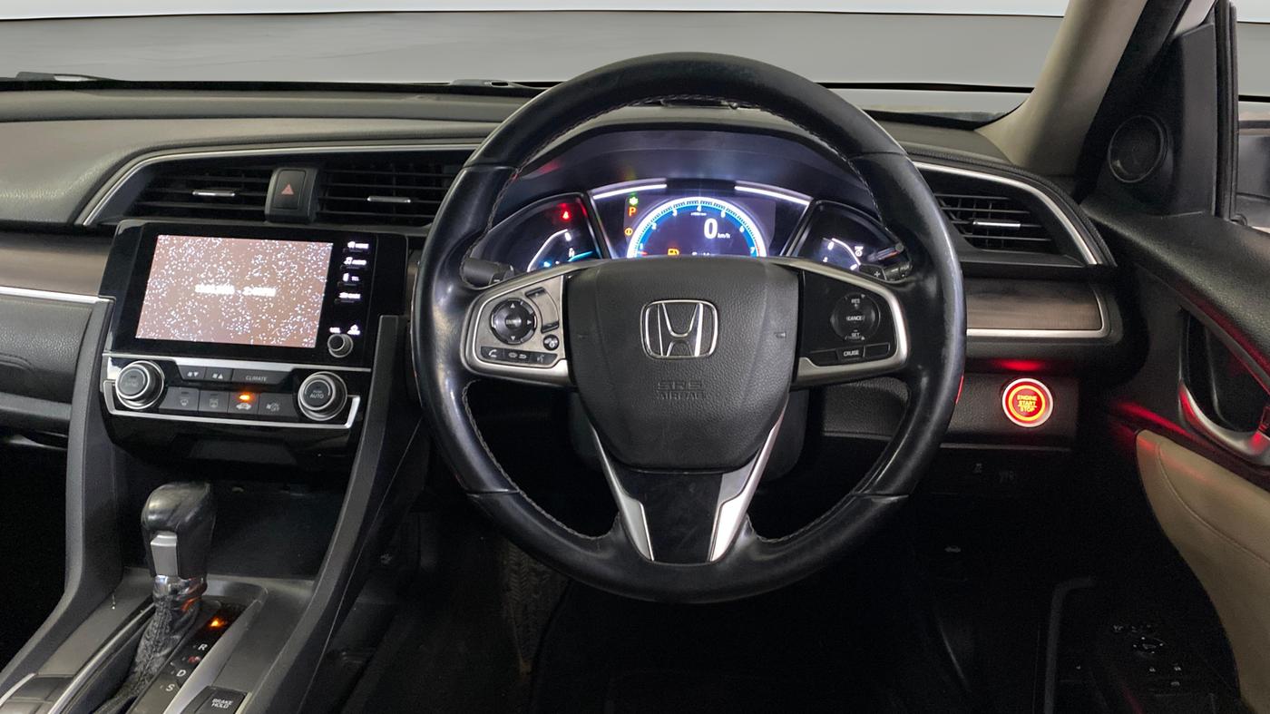 2019 Honda Civic 1.8L I-VTEC ZX CVT, Petrol, Automatic, 1,12,096 km, Steering Wheel Close Up
