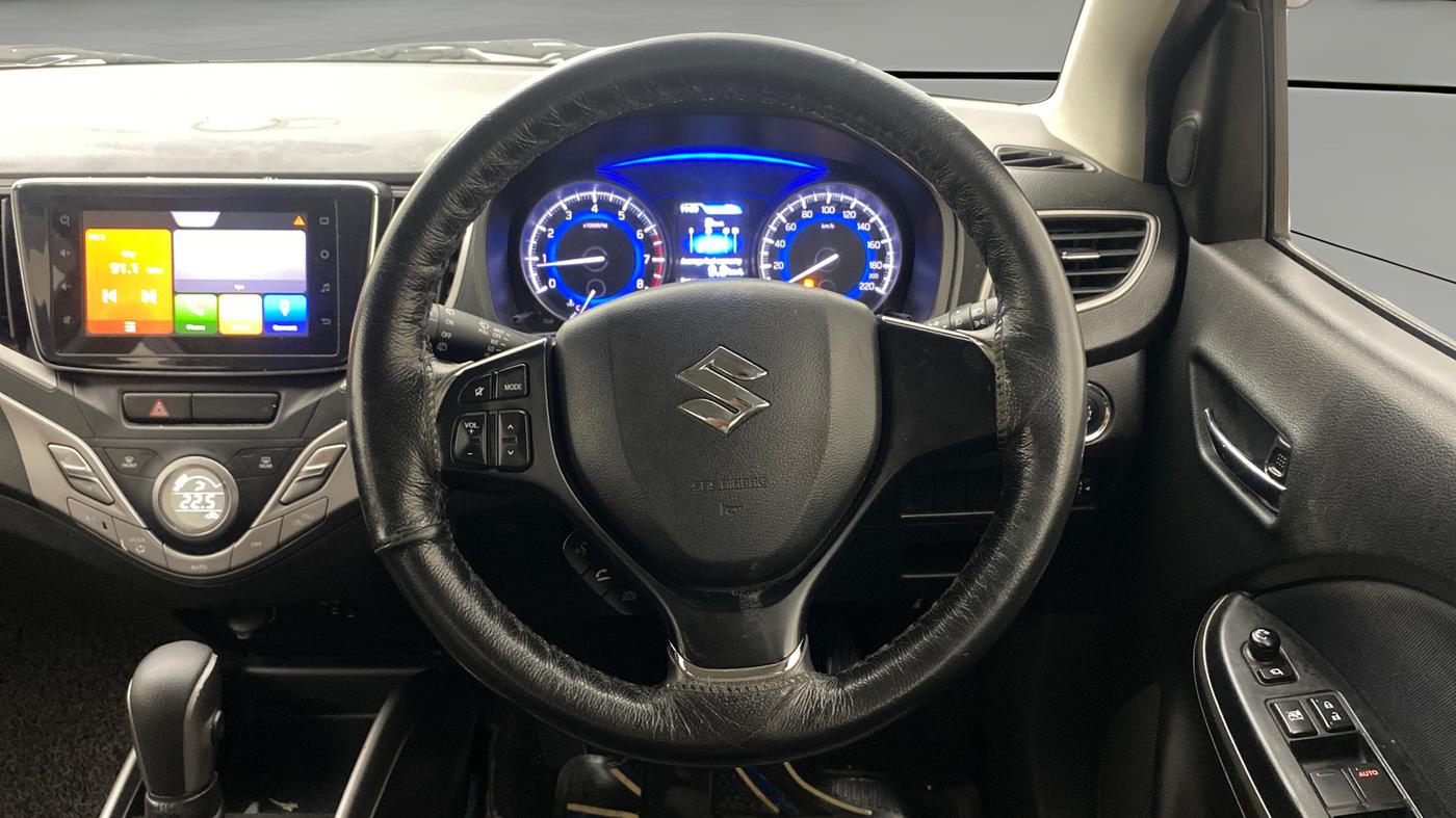 2021 Maruti Baleno ZETA CVT PETROL 1.2, Petrol, Automatic, 85,547 km, Steering Wheel Close Up