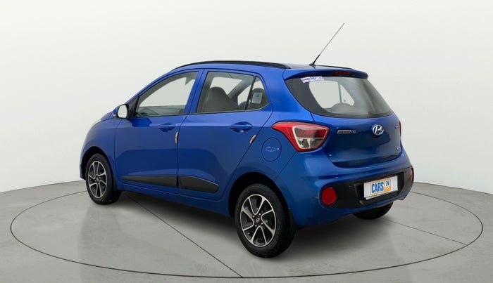 2017 Hyundai Grand i10 SPORTZ (O) AT 1.2 KAPPA VTVT, Petrol, Automatic, 54,807 km, Left Back Diagonal