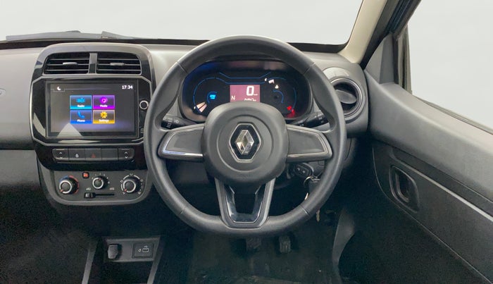 2021 Renault Kwid RXT 1.0 AMT (O), Petrol, Automatic, 24,947 km, Steering Wheel Close Up