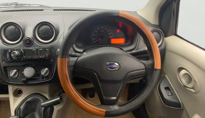 2016 Datsun Go Plus T, Petrol, Manual, 79,329 km, Steering Wheel Close Up