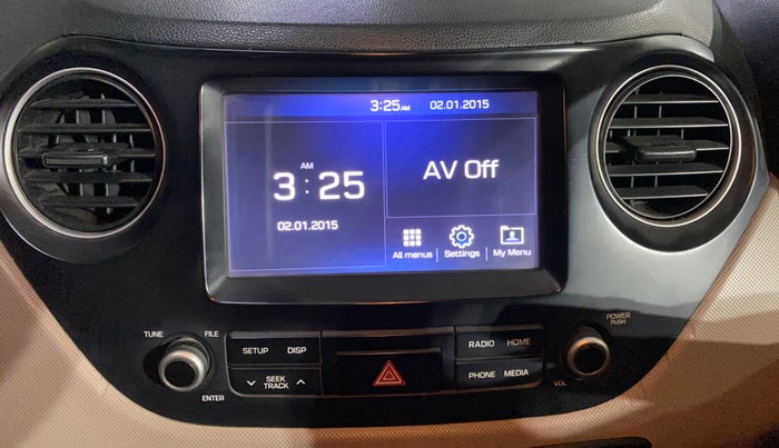 2017 Hyundai Grand i10 SPORTZ (O) AT 1.2 KAPPA VTVT, Petrol, Automatic, 77,839 km, Air Conditioner