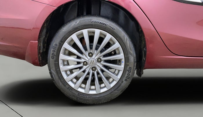 2017 Maruti Ciaz ALPHA 1.4 PETROL, Petrol, Manual, 27,768 km, Right Rear Wheel