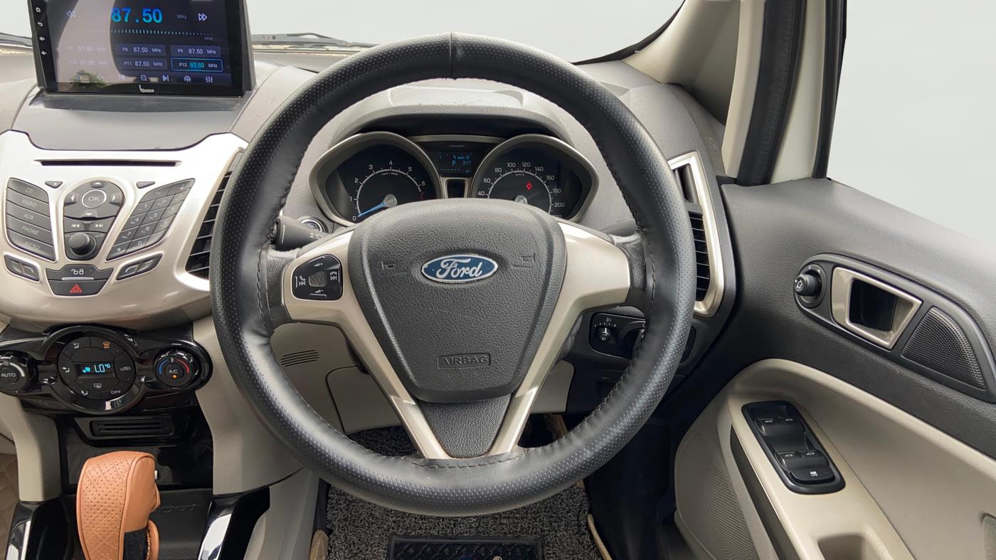 2016 Ford Ecosport TITANIUM 1.5L PETROL AT, Petrol, Automatic, 87,991 km, Steering Wheel Close Up