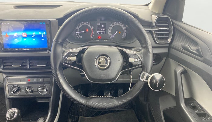 2022 Skoda KUSHAQ ACTIVE 1.0L TSI MT, Petrol, Manual, 37,190 km, Steering Wheel Close Up