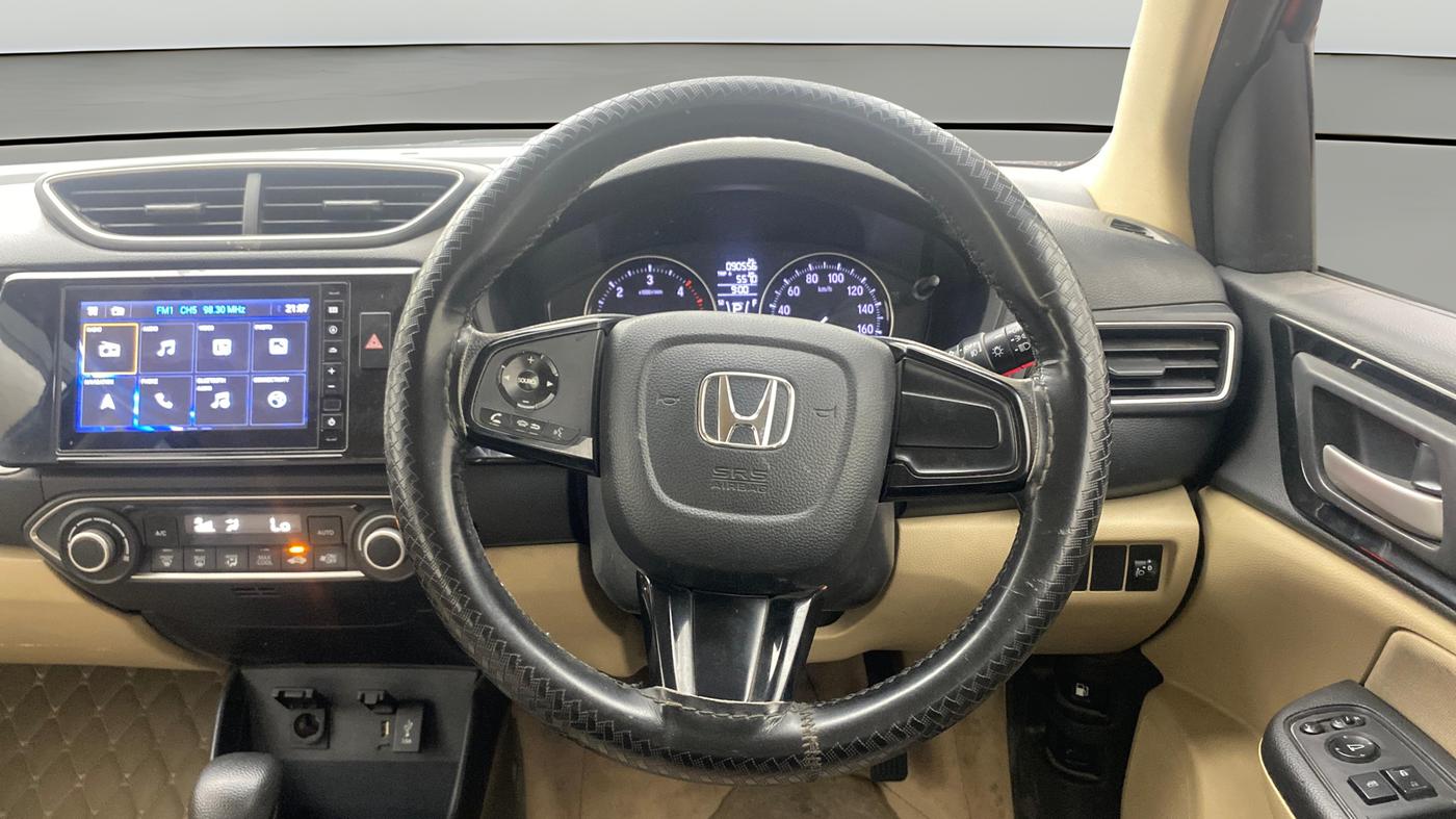 2019 Honda Amaze 1.5L I-DTEC VX CVT, Diesel, Automatic, 90,595 km, Steering Wheel Close Up