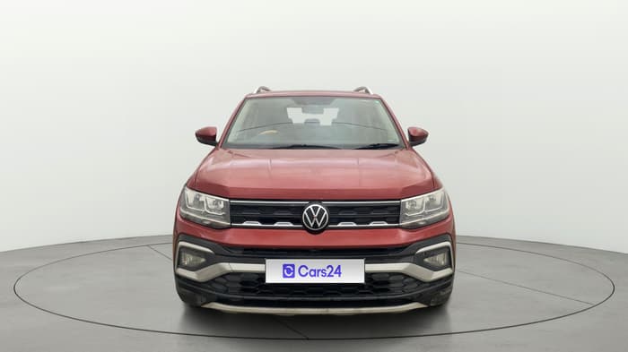 2021 Volkswagen TAIGUN HIGHLINE 1.0 TSI MT, Petrol, Manual, 1,18,559 km, Front