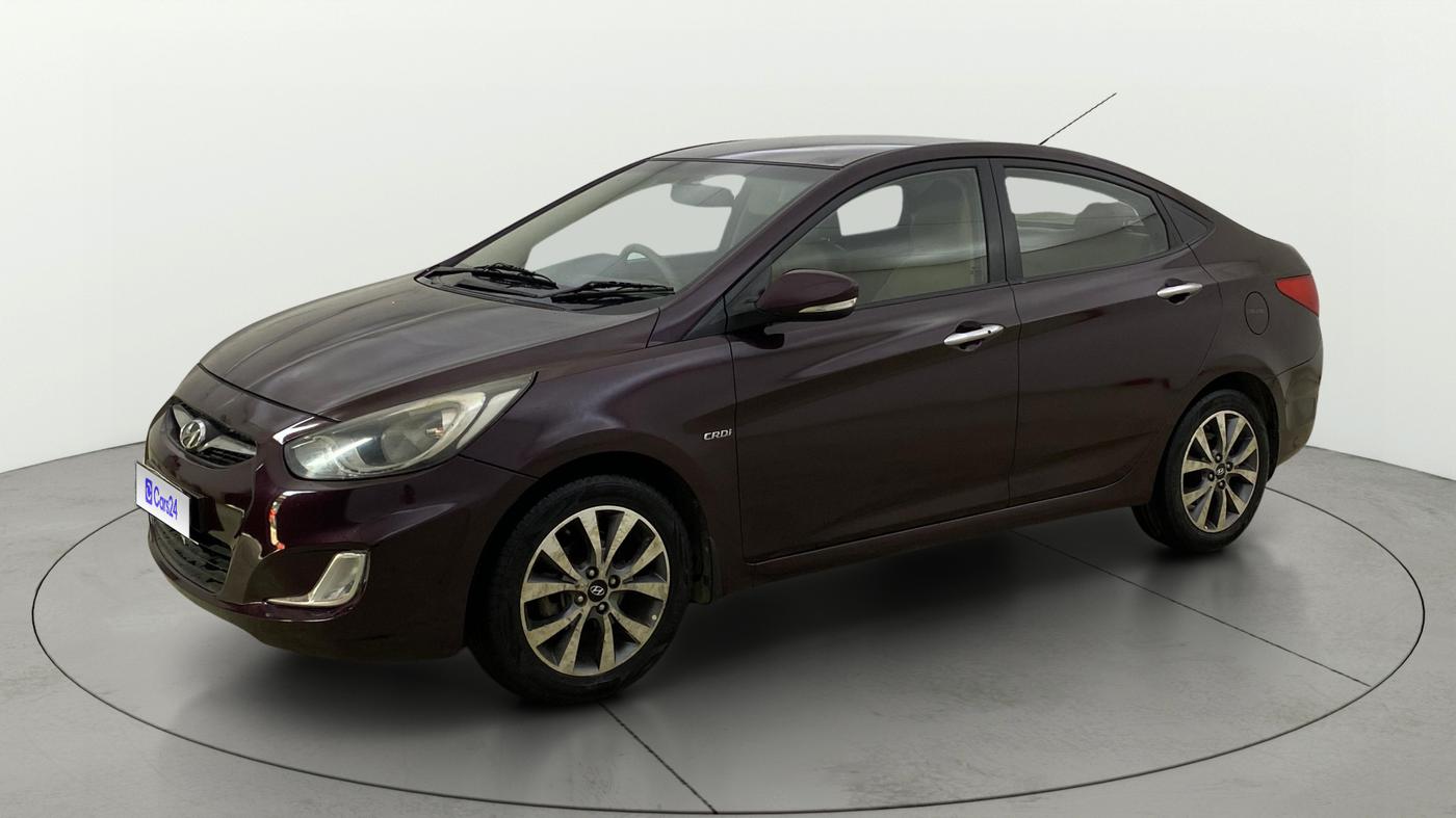 2013 Hyundai Verna FLUIDIC 1.6 CRDI SX OPT AT, Diesel, Automatic, 30,869 km, Left Front Diagonal