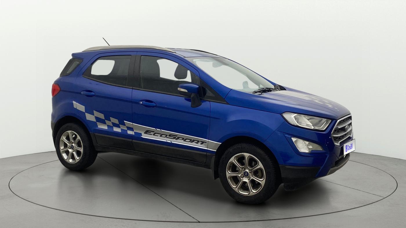 2018 Ford Ecosport TITANIUM + 1.5L PETROL AT, Petrol, Automatic, 1,07,052 km, Right Front Diagonal