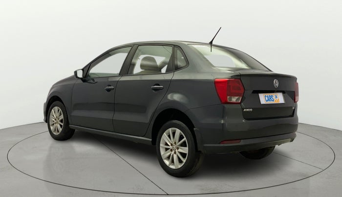 2016 Volkswagen Ameo HIGHLINE PLUS 1.5L AT 16 ALLOY, Diesel, Automatic, 1,07,334 km, Left Back Diagonal