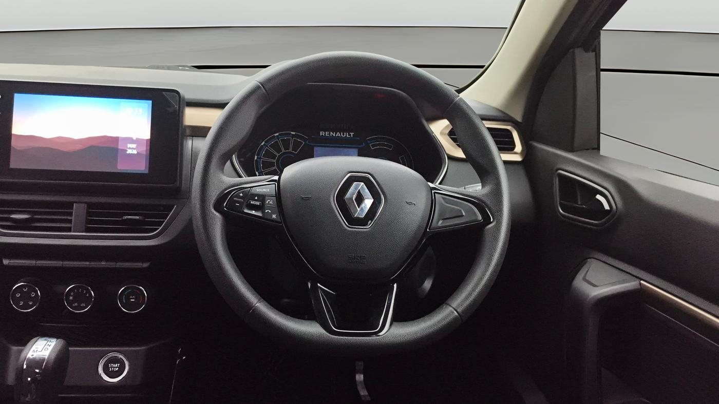 2022 Renault Kiger RXT (O) AMT, Petrol, Automatic, 18,076 km, Steering Wheel Close Up