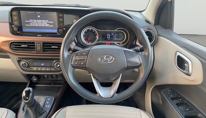 2022 Hyundai AURA SX PLUS 1.2 AMT, Petrol, Automatic, 67,386 km, Steering Wheel Close Up