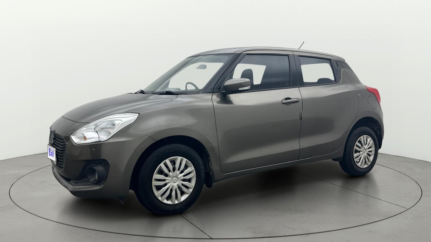2018 Maruti Swift VXI AMT, Petrol, Automatic, 74,347 km, Left Front Diagonal