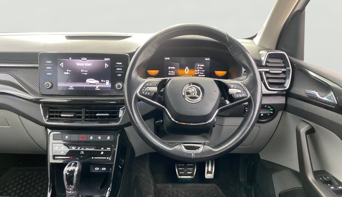 2022 Skoda KUSHAQ STYLE 1.5L TSI MT, Petrol, Manual, 36,071 km, Steering Wheel Close Up