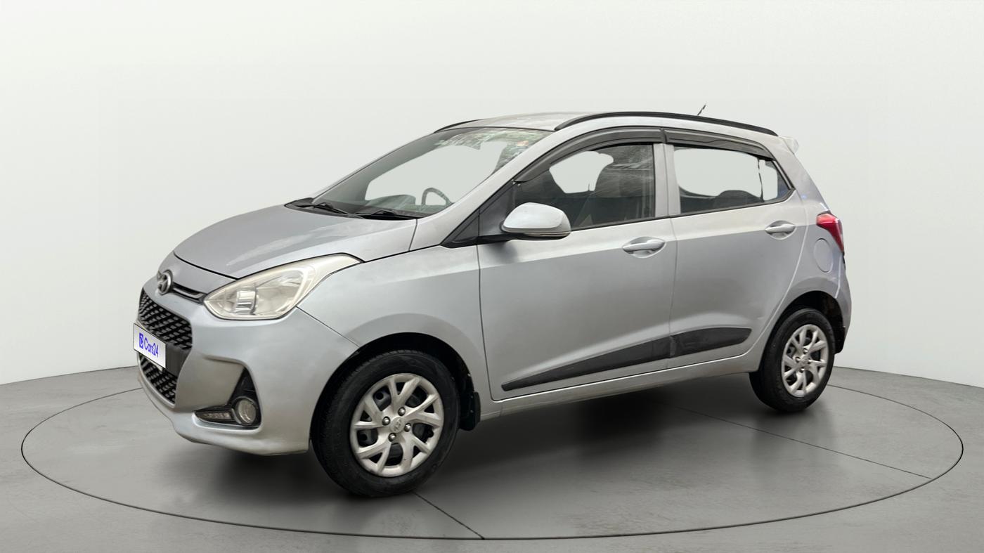 2019 Hyundai Grand i10 SPORTZ 1.2 KAPPA VTVT, Petrol, Manual, 72,694 km, Left Front Diagonal