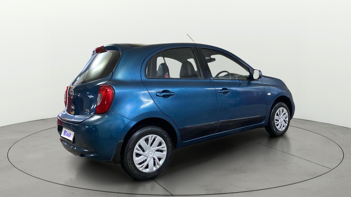 2015 Nissan Micra XL CVT, Petrol, Automatic, 1,07,726 km, Right Back Diagonal