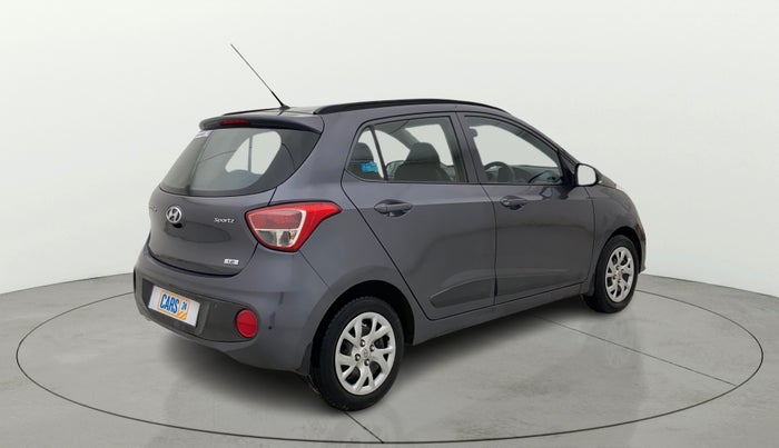 2017 Hyundai Grand i10 SPORTZ (O) 1.2 KAPPA VTVT, Petrol, Manual, 35,960 km, Right Back Diagonal