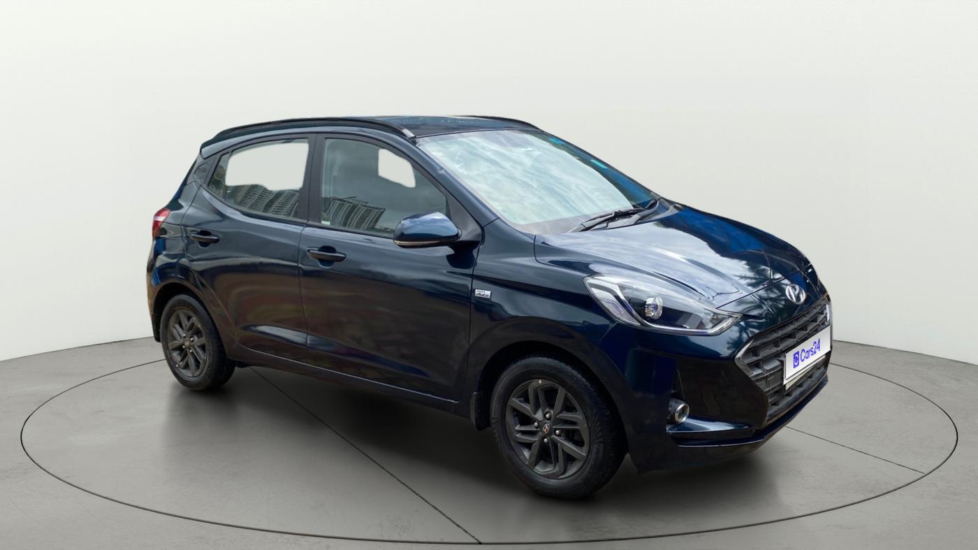 2020 Hyundai GRAND I10 NIOS SPORTZ AMT 1.2 KAPPA VTVT, Petrol, Automatic, 37,821 km, Right Front Diagonal
