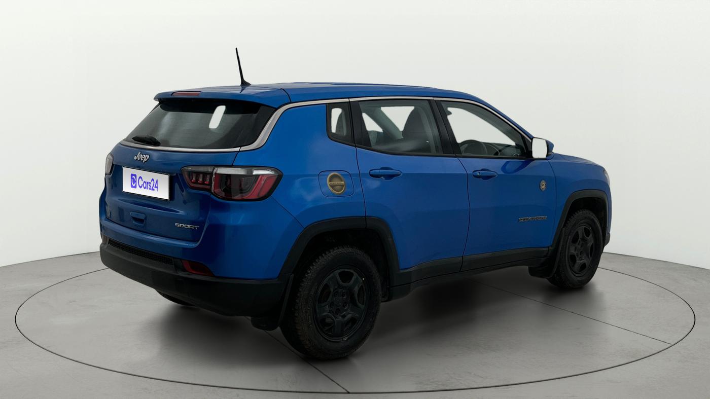 2018 Jeep Compass SPORT 1.4 PETROL, Petrol, Manual, 52,402 km, Right Back Diagonal