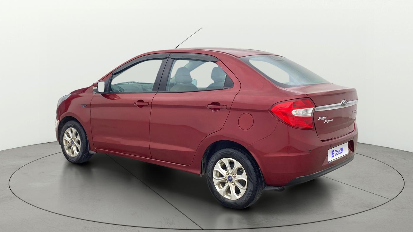 2017 Ford Figo Aspire TITANIUM 1.2 PETROL, Petrol, Manual, 74,890 km, Left Back Diagonal