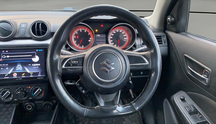 2021 Maruti Swift VXI, Petrol, Manual, 1,24,239 km, Steering Wheel Close Up