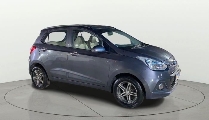 2014 Hyundai Grand i10 SPORTZ 1.2 KAPPA VTVT, Petrol, Manual, 41,599 km, Right Front Diagonal
