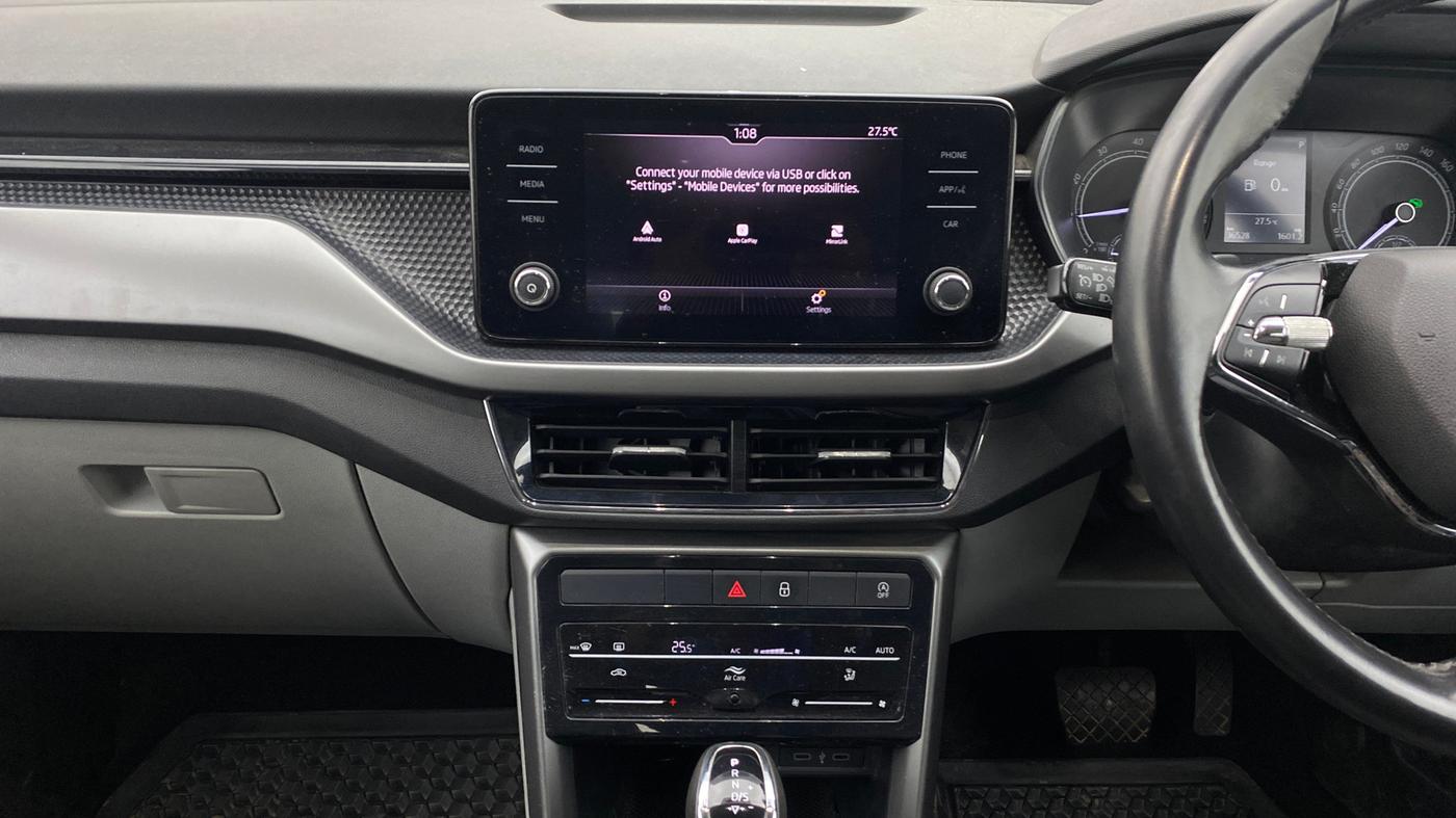 2022 Skoda KUSHAQ AMBITION 1.0L TSI AT, Petrol, Automatic, 36,528 km, Air Conditioner