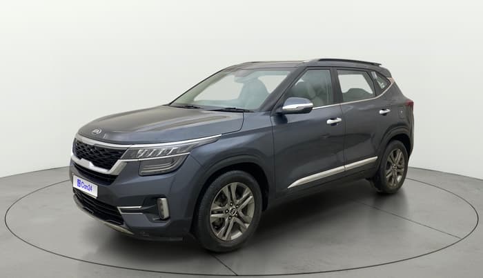2020 KIA SELTOS HTX IVT 1.5 PETROL, Petrol, Automatic, 1,35,354 km, Left Front Diagonal