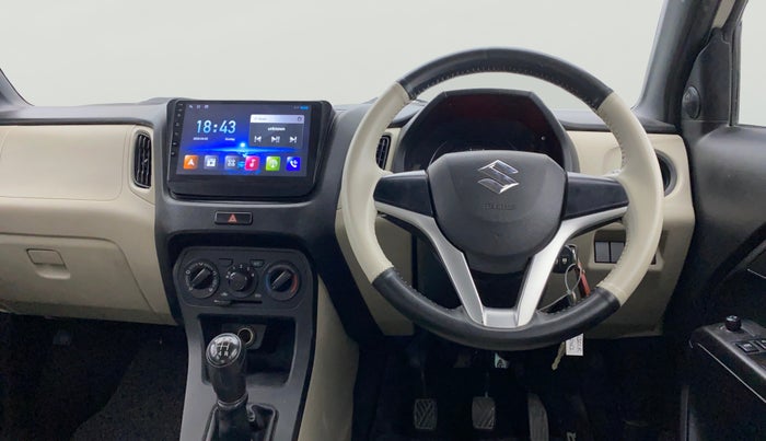 2019 Maruti New Wagon-R VXI 1.0, Petrol, Manual, 42,644 km, Steering Wheel Close Up