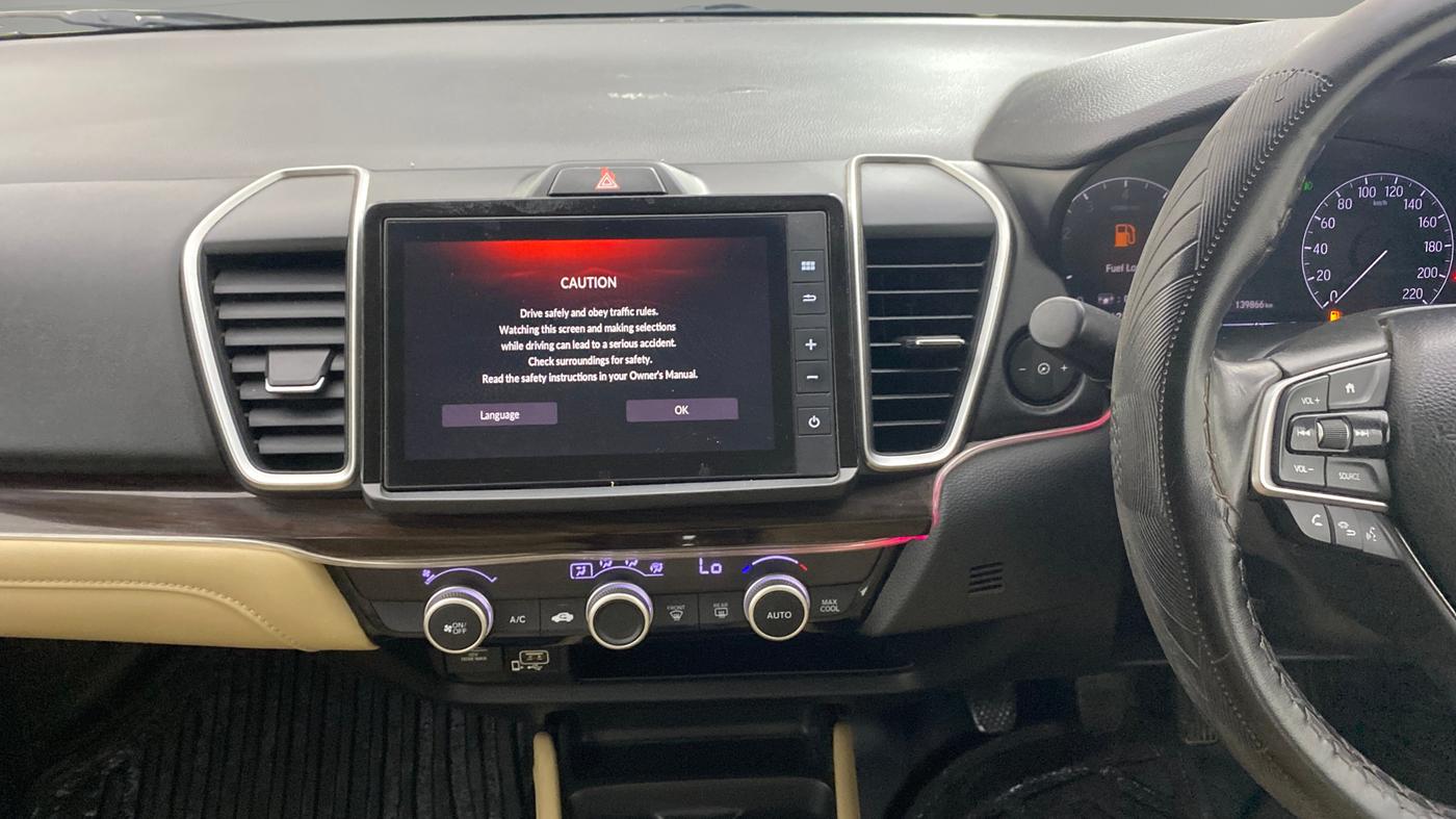 2021 Honda City 1.5L I-VTEC ZX, Petrol, Manual, 1,39,863 km, Air Conditioner