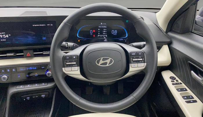 2023 Hyundai Verna SX (O)1.5 VTVT, Petrol, Manual, 1,382 km, Steering Wheel Close Up