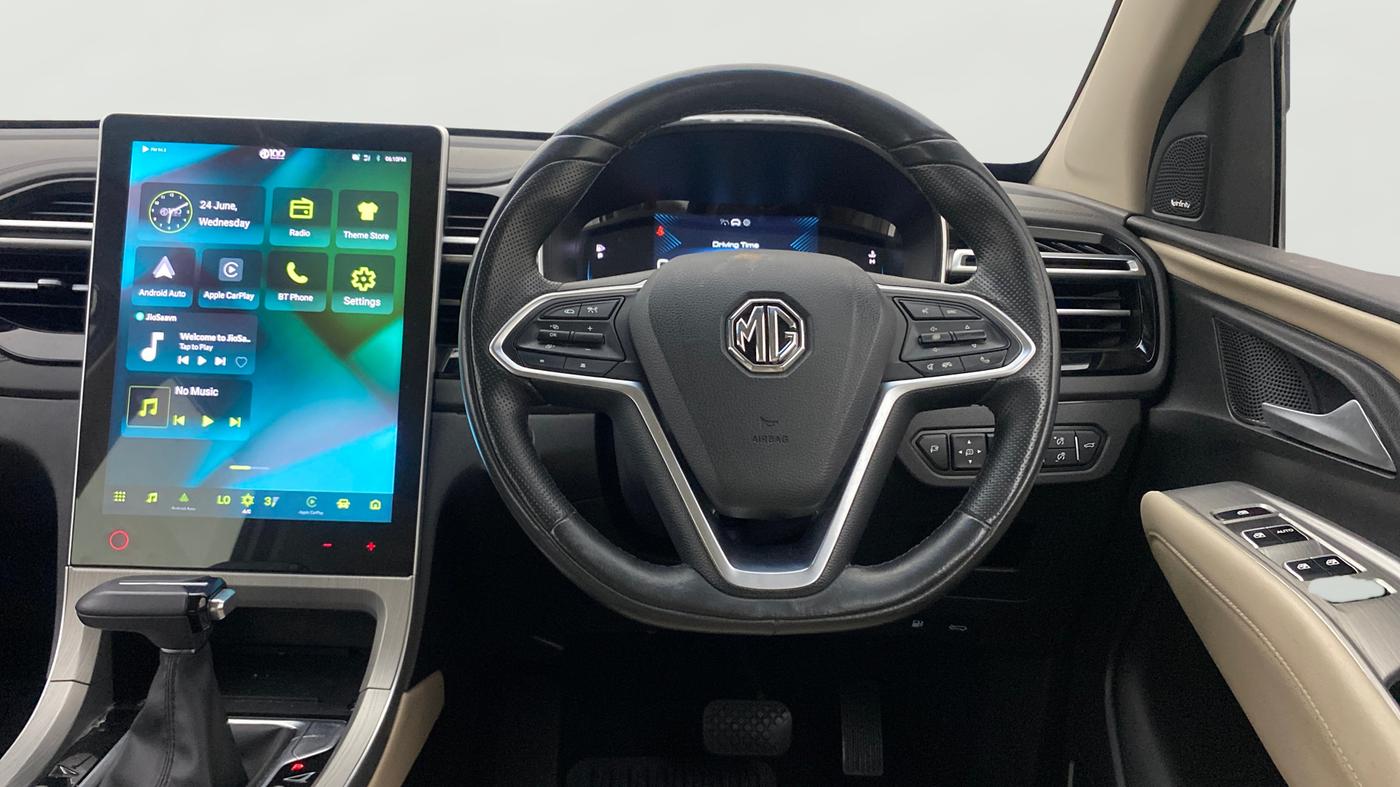2023 MG HECTOR SAVVY PRO 1.5 TURBO CVT PETROL, Petrol, Automatic, 29,442 km, Steering Wheel Close Up