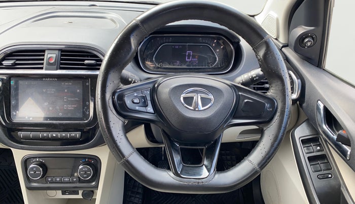 2022 Tata TIGOR XZ PLUS CNG, CNG, Manual, 54,177 km, Steering Wheel Close Up