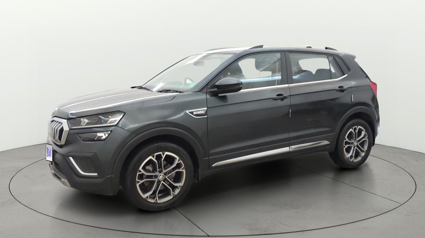 2021 Skoda KUSHAQ AMBITION 1.0L TSI AT, Petrol, Automatic, 30,889 km, Left Front Diagonal