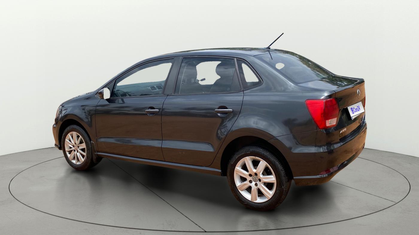 2016 Volkswagen Ameo HIGHLINE DSG 1.5 DIESEL , Diesel, Automatic, 1,10,050 km, Left Back Diagonal