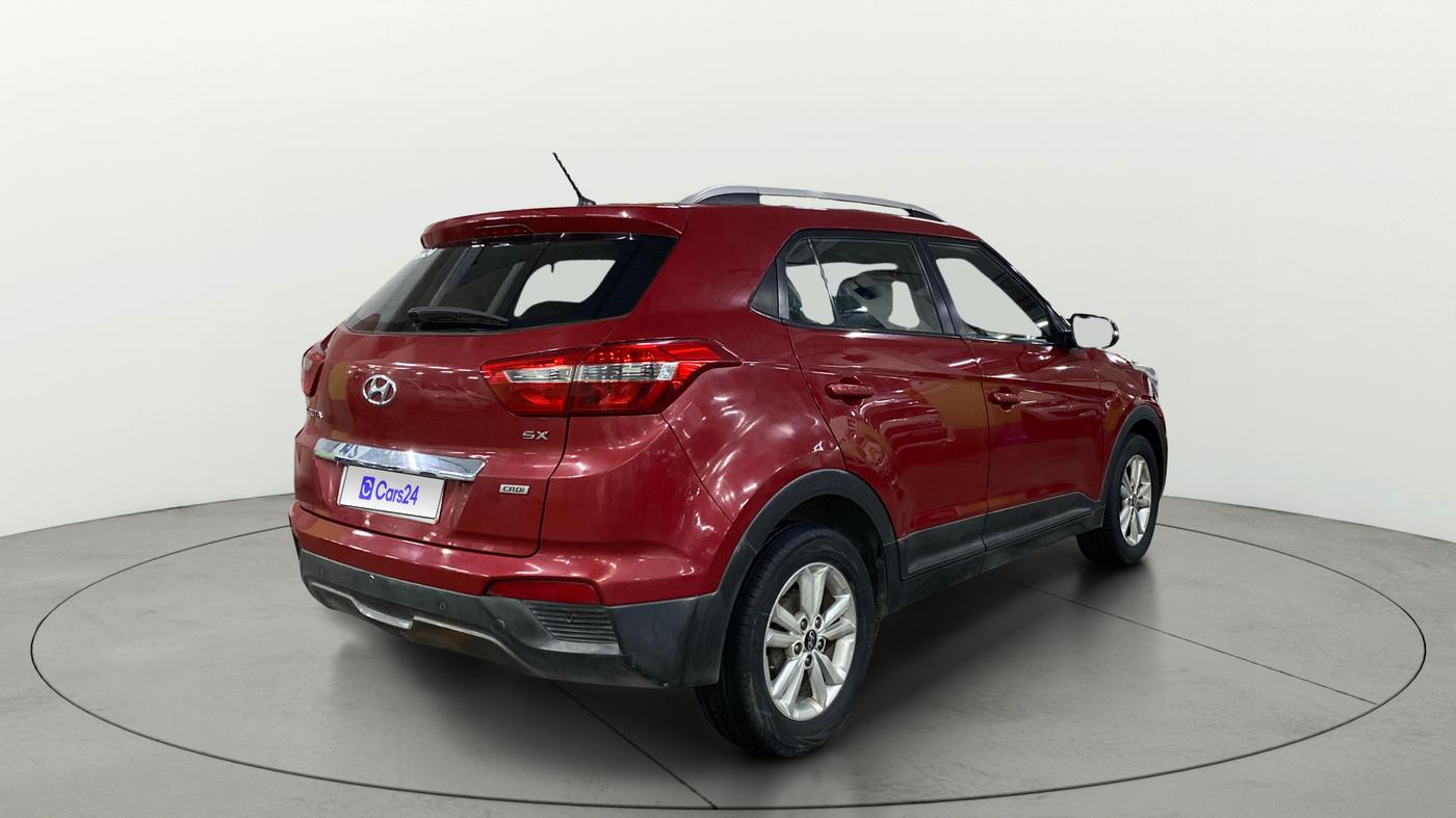 2015 Hyundai Creta SX 1.6 DIESEL, Diesel, Manual, 61,255 km, Right Back Diagonal