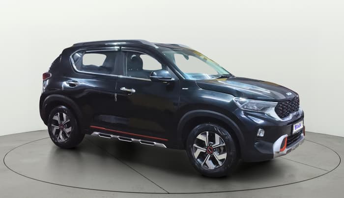 2021 KIA SONET HTX ANNIVERSARY EDITION 1.0 IMT, Petrol, Manual, 22,441 km, Right Front Diagonal