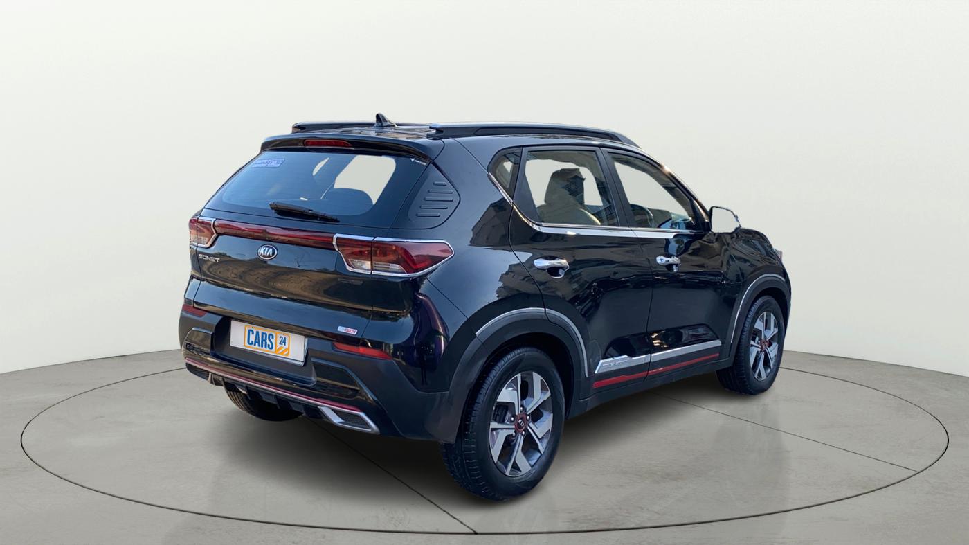 2020 KIA SONET GTX PLUS 1.0 DCT, Petrol, Automatic, 56,786 km, Right Back Diagonal