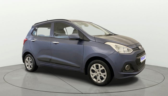 2014 Hyundai Grand i10 SPORTZ 1.2 KAPPA VTVT, Petrol, Manual, 89,175 km, Right Front Diagonal
