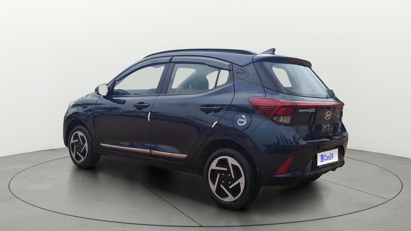 2023 Hyundai GRAND I10 NIOS SPORTZ AMT 1.2 KAPPA VTVT, Petrol, Automatic, 12,815 km, Left Back Diagonal