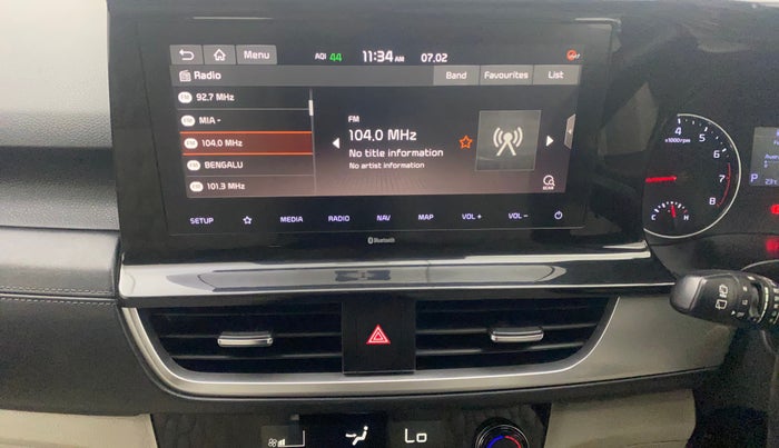 2020 KIA SELTOS HTX IVT 1.5 PETROL, Petrol, Automatic, 76,587 km, Air Conditioner