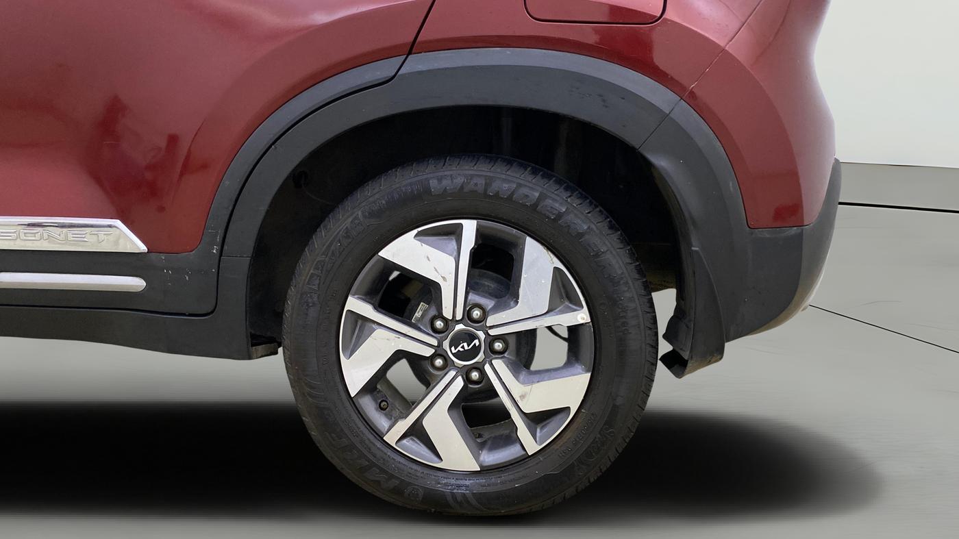 2023 KIA SONET HTX 1.0 DCT, Petrol, Automatic, 14,230 km, Left Rear Wheel