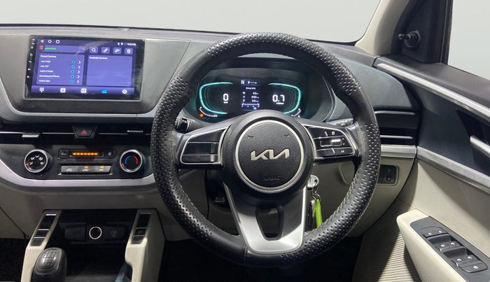 2023 KIA CARENS  PREMIUM 1.5 TURBO PETROL IMT 7 STR, Petrol, Manual, 45,765 km, Steering Wheel Close Up