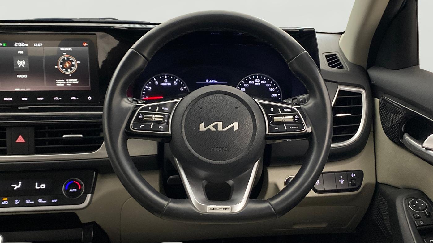 2021 KIA SELTOS HTX 1.5 PETROL, Petrol, Manual, 35,427 km, Steering Wheel Close Up