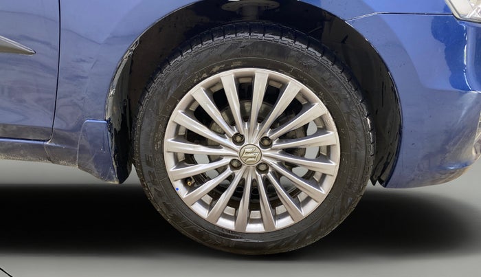 2018 Maruti Ciaz ALPHA 1.4 PETROL, Petrol, Manual, 61,942 km, Right Front Wheel