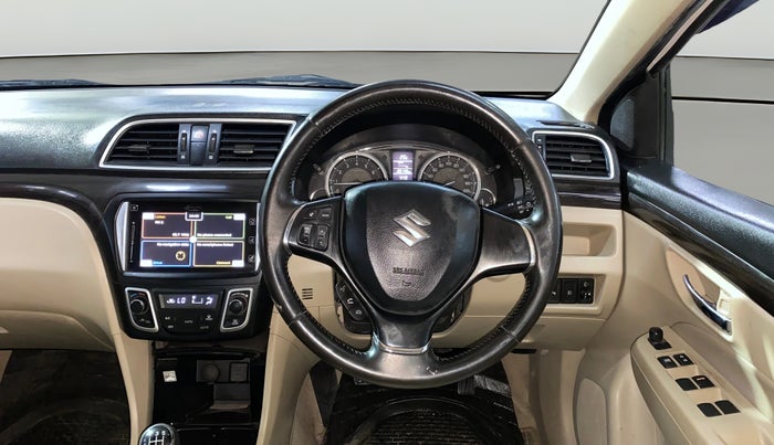 2017 Maruti Ciaz ZXI+, Petrol, Manual, 89,139 km, Steering Wheel Close Up